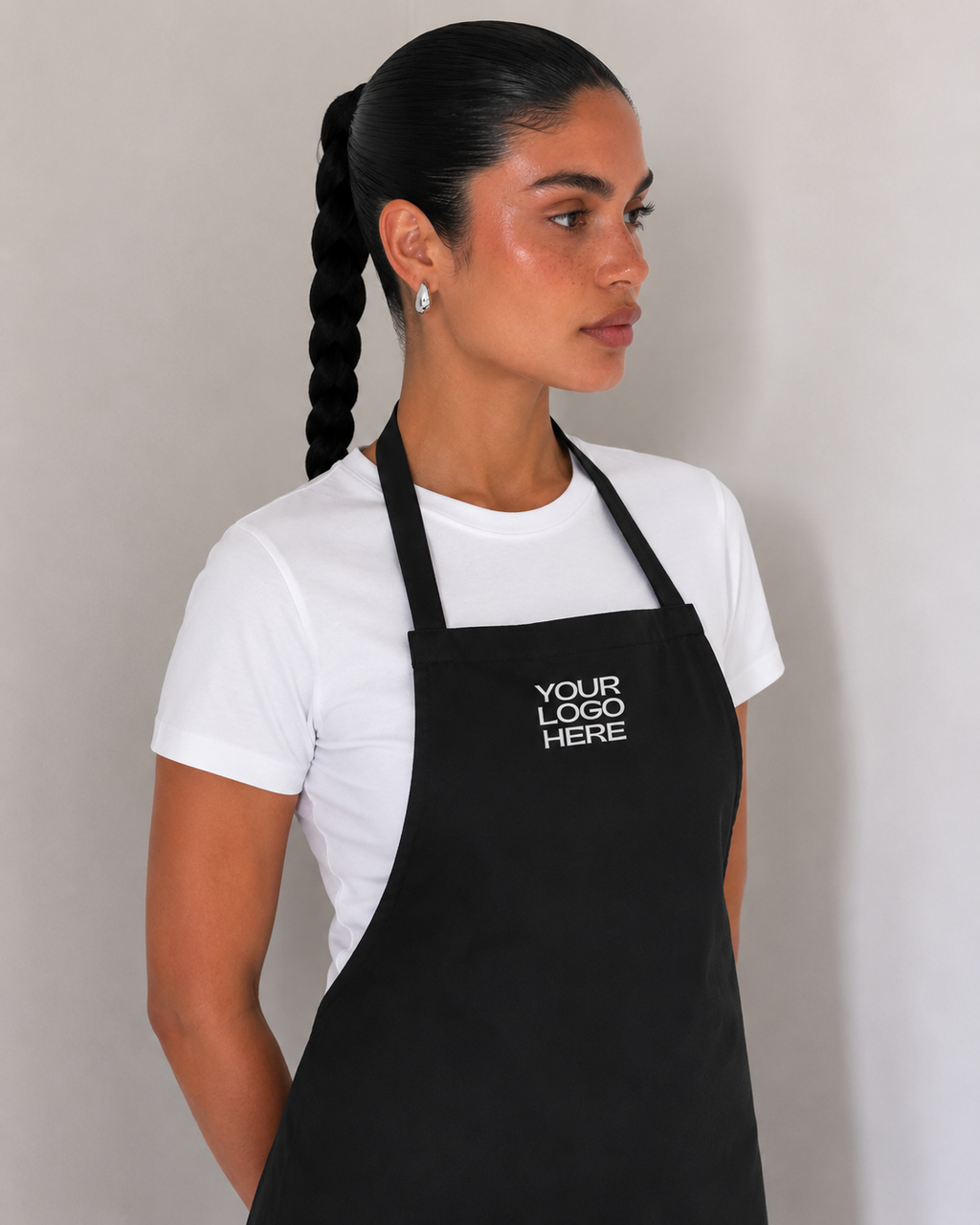 Rib Poly Apron