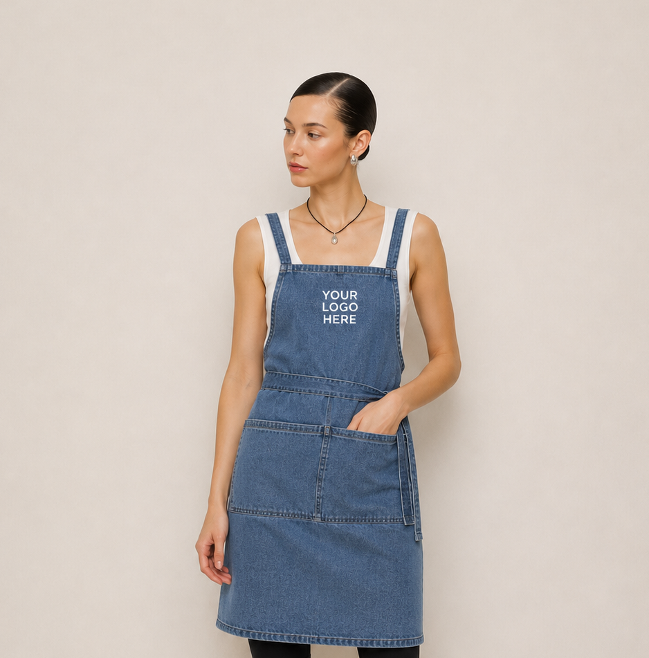 Washed Denim Apron
